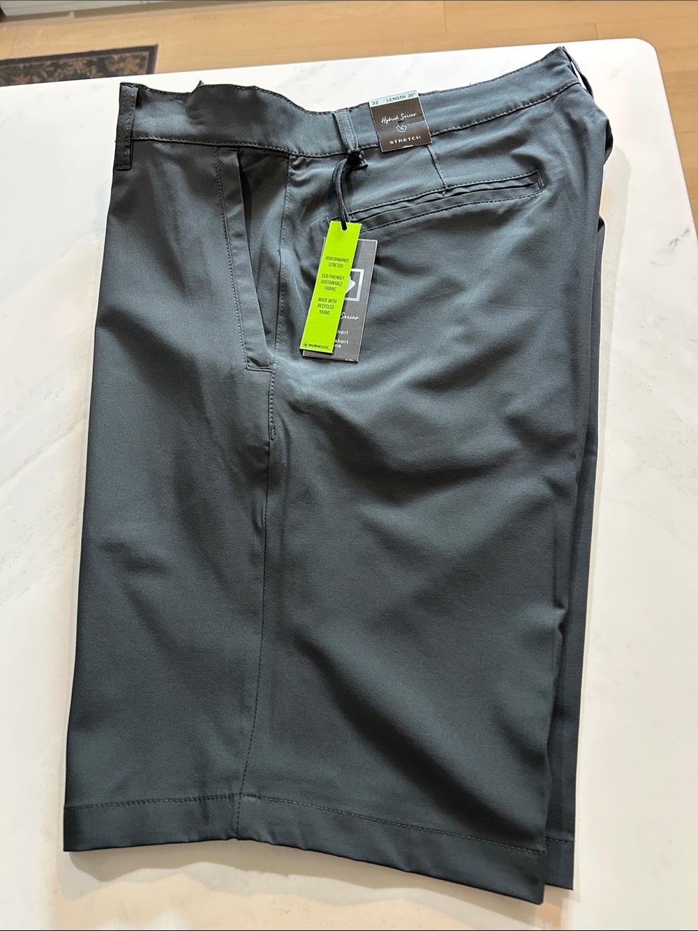 Members Only Gray Flat-Front Men's Shorts